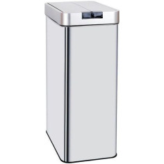 KITCHEN MOVE Poubelle automatique SILVERLAKE - 70L - Inox avec cerclage KITCHEN MOVE Poubelle automatique SILVERLAKE - 70L - Inox avec cerclage