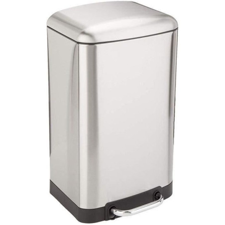 Poubelle de Cuisine a Pédale - GREENWICH - 30 L - Inox Brossé - Kitchen Move