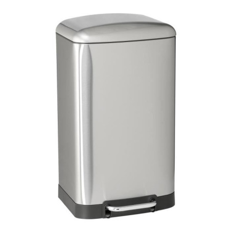 Poubelle de Cuisine a Pédale - GREENWICH - 40 L - Inox Brossé - Kitchen Move