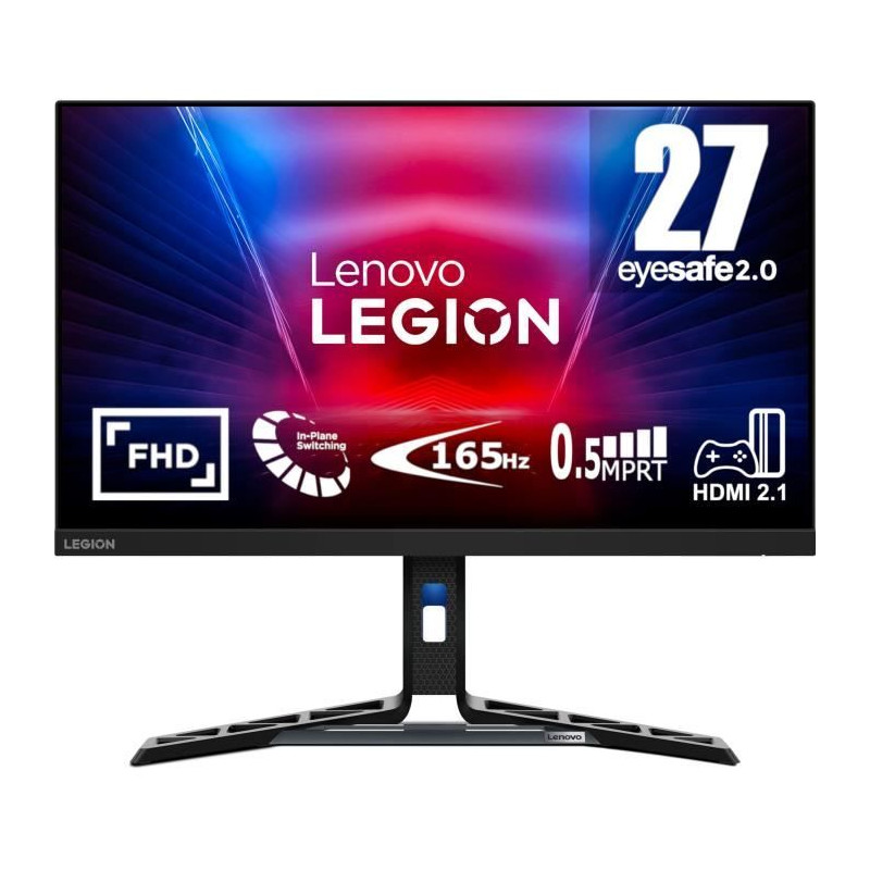 Ecran PC Gamer LENOVO Legion R27i-30 - 27 IPS - FHD - 0,5ms - 165Hz