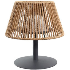 Lampe de table sans fil - LUMISKY - STANDY MINI RAFFY - H22 cm - Raphia naturel - LED Lampe de table sans fil - LUMISKY - STANDY MINI RAFFY - H22 cm - Raphia naturel - LED