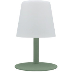 Lampe de table sans fil - LUMISKY - STANDY MINI Olive - H25 cm - Pied en acier vert o