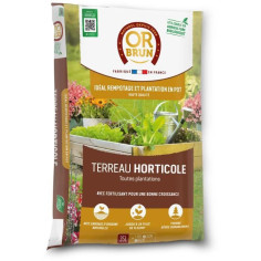 Terreau horticole - OR BRUN - OBRTHOR35N - 35 L Terreau horticole - OR BRUN - OBRTHOR35N - 35 L
