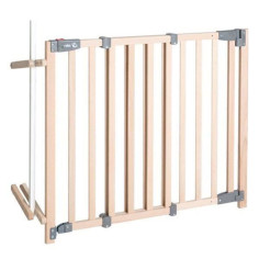 Barriere de Sécurité Bébé pour Escalier Safety Up - ROBA - Largeur de 93.5 a 120.5 cm - Bois Naturel Barriere de Sécurité Bébé pour Escalier Safety Up - ROBA - Largeur de 93.5 a 120.5 cm - Bois Naturel