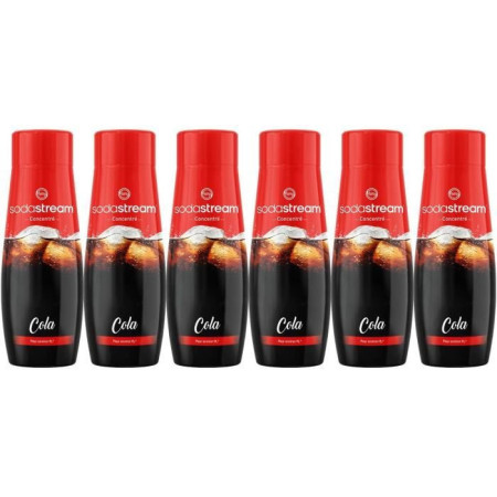 Sodastream - Lot de 6 concentrés COLA - 440ml