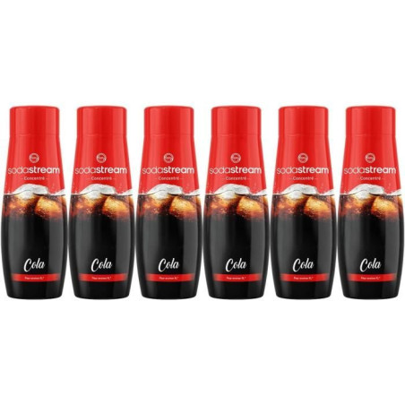 Sodastream - Lot de 6 concentrés COLA - 440ml