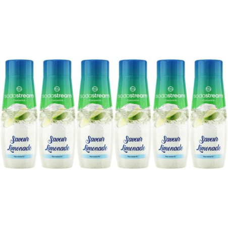 Sodastream - Lot de 6 Concentrés LIMONADE - 440ml