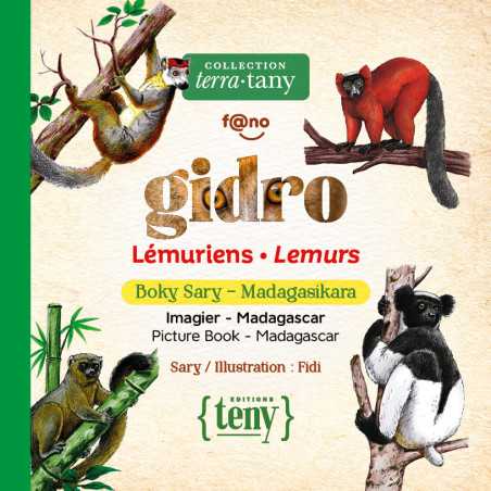 Gidro - Livre imagier des animaux - Lémuriens
