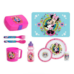 Lot Vaisselle Disney Minnie - FUN HOUSE - 006377 - Verre