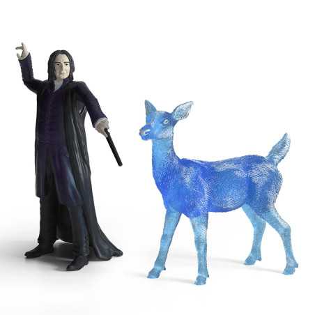 Figurines Rogue et son Patronus, Schleich 42683 Harry Potter, Pour enfant des 6 ans