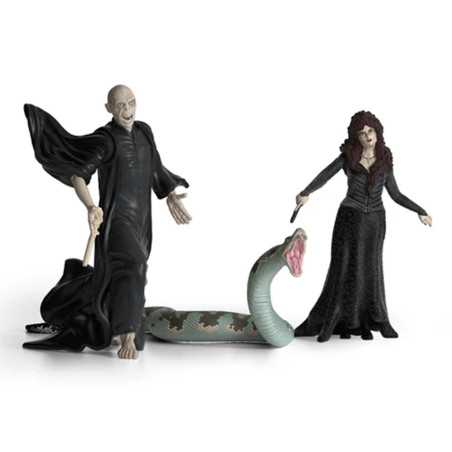Coffret figurines Voldemort, Nagini et Bellatrix, Schleich 42684 Harry Potter, Pour enfant des 6 ans