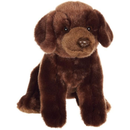 Peluche Chien Labrador Marron&nbsp;- GIPSY TOYS - Assis,&nbsp;25 cm