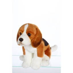 Peluche Chien Beagle&nbsp;- GIPSY TOYS - Assis