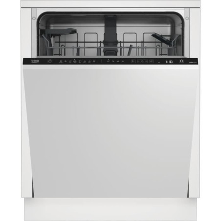 Lave-vaisselle tout intégrable BEKO BDIN18441 - 14 couverts - Induction - L60cm - 42dB - Ouverture automatique