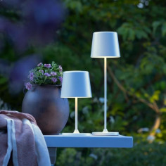 Lampe a poser LED KAAMI BRILLIANT - 2W - IP44 - Métal et plastique - Blanc mat Lampe a poser LED KAAMI BRILLIANT - 2W - IP44 - Métal et plastique - Blanc mat