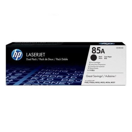 Cartouche de toner HP 85A (CE285AD) noir pour imprimantes LaserJet P1102/P1106/M1132M
