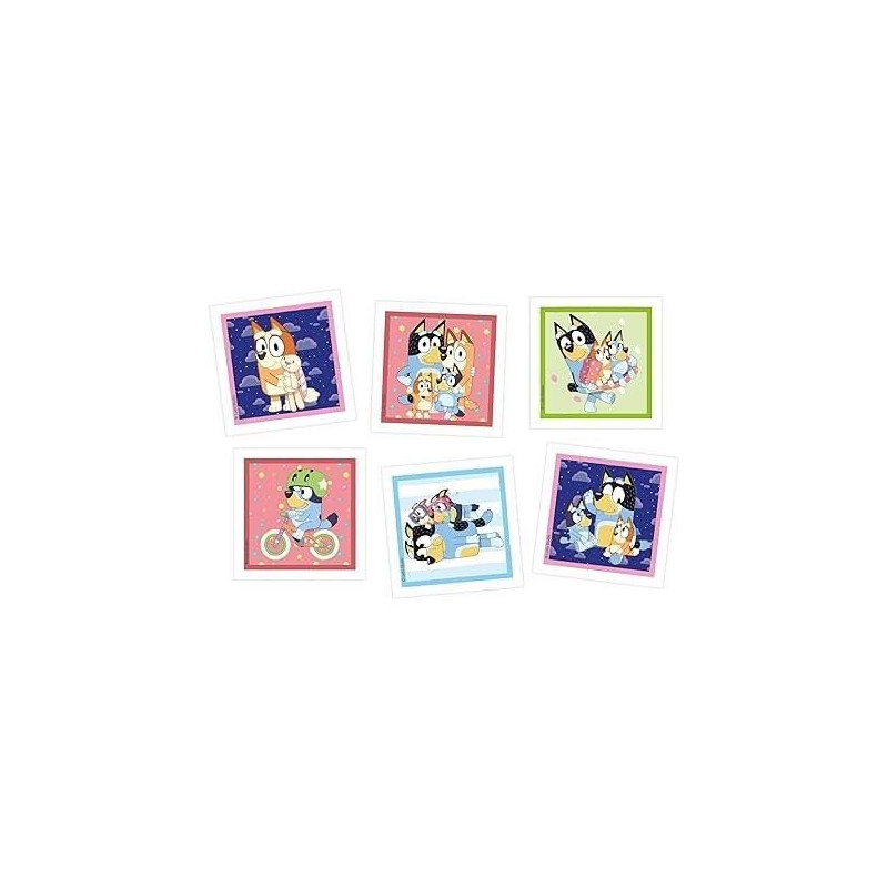 Clementoni - Edukit - Bluey - Coffret apprentissage 4 en 1 - 2 puzzles