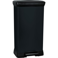 CURVER Poubelle de cuisine a pédale - 50 L - Noir CURVER Poubelle de cuisine a pédale - 50 L - Noir