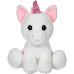 Peluche Licorne GIPSY - Puppy Eyes Pets 40 cm - Blanc - Pour Enfant des la Naissance Peluche Licorne GIPSY - Puppy Eyes Pets 40 cm - Blanc - Pour Enfant des la Naissance