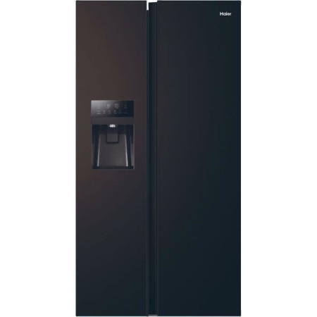 Réfrigérateur américain - HAIER - SBS 90 Series 3 HSR3918EIPB - Classe E - 515 L - 18