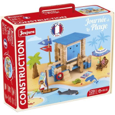 Journée a la Plage 120 Pieces - JEUJURA - Jeu de Construction en Bois Naturel Journée a la Plage 120 Pieces - JEUJURA - Jeu de Construction en Bois Naturel