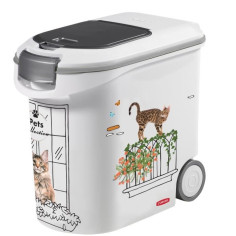 Conteneur a croquettes CURVER - 35L/12 kg - PETS COLLECTION - Pour chat Conteneur a croquettes CURVER - 35L/12 kg - PETS COLLECTION - Pour chat