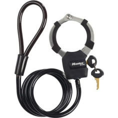 Antivol a Clé avec Menotte - Master Lock 8275EURDPRO - 1m - Idéal pour trottinettes - Noir Antivol a Clé avec Menotte - Master Lock 8275EURDPRO - 1m - Idéal pour trottinettes - Noir