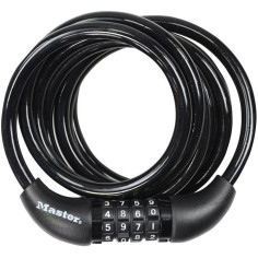 Antivol Vélo - MASTER LOCK - 8221EURDPRO - Câble torsadé 1 Antivol Vélo - MASTER LOCK - 8221EURDPRO - Câble torsadé 1