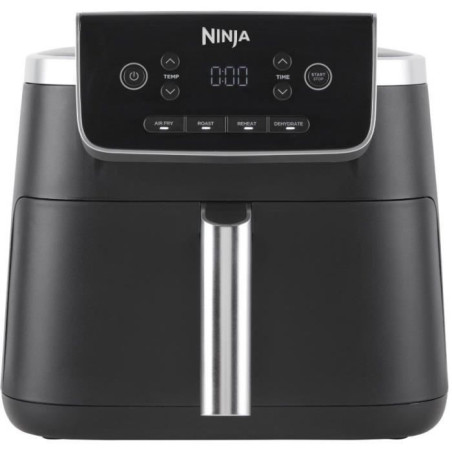 Air Fryer sans huile - Ninja - MAX AF140EU - 4,7 L - 4-en-1 : Air Fry, Roast, Deshydrate, Reheat - jusqu'a 210°C - Noir