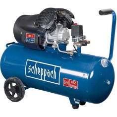 Compresseur d'air horizontal Scheppach HC120DC - 100 L - 2200 W - 10 bars - 3CV - Dou Compresseur d'air horizontal Scheppach HC120DC - 100 L - 2200 W - 10 bars - 3CV - Dou