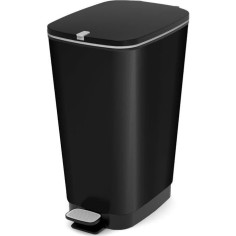 KIS Poubelle a pédale Chic Bin Style - 42.5L - Noir KIS Poubelle a pédale Chic Bin Style - 42.5L - Noir