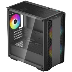 Boîtier PC - DEEPCOOL - CC360 A-RGB (Noir) - Mini tour - Format Micro-ATX - 3x120mm A-RGB Boîtier PC - DEEPCOOL - CC360 A-RGB (Noir) - Mini tour - Format Micro-ATX - 3x120mm A-RGB