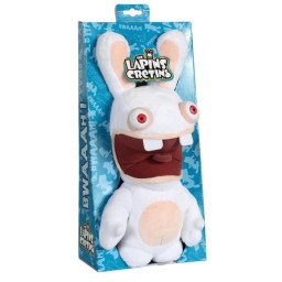Gipsy Toys - Lapins Crétins Sonores - Bouche Ouverte - 28 cm - Blanc