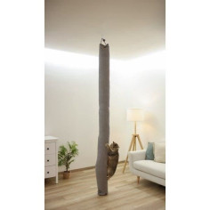 Sac d'escalade pour chats - KERBL - CLIMBER - 16 x 16 x 240 cm - Fixation plafond - Gris Sac d'escalade pour chats - KERBL - CLIMBER - 16 x 16 x 240 cm - Fixation plafond - Gris