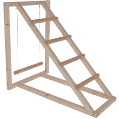 Tour d'escalade pour poules - KERBL - 85 x 55 x 76 cm - Avec balançoire - Echelle robuste Tour d'escalade pour poules - KERBL - 85 x 55 x 76 cm - Avec balançoire - Echelle robuste