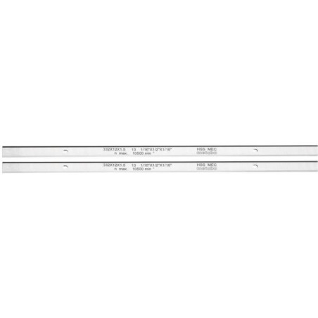 Lame de rabot - METABO - DH 330/316 - HSS - Réaffûtable - Teneur en tungstene 18 %