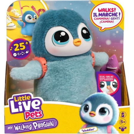 Mon Petit Pingouin - MOOSE TOYS - LITTLE LIVE PETS - Pingouin électronique interactif
