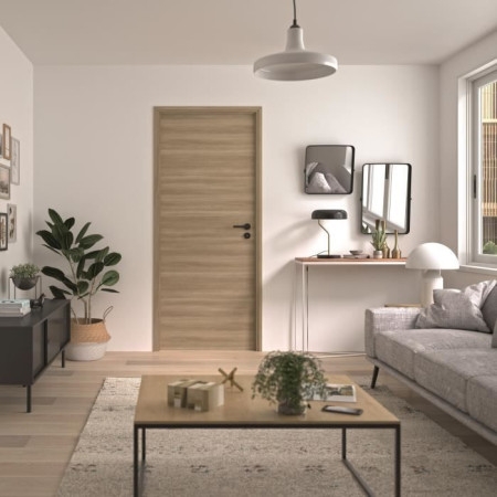 Bloc Porte - OPTIMUM - Revetement Spécial BARBADE - H 204 x 83 x 4 cm