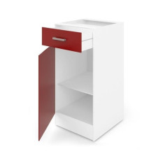 ULTRA Meuble bas de cuisine L 40 - Rouge mat ULTRA Meuble bas de cuisine L 40 - Rouge mat