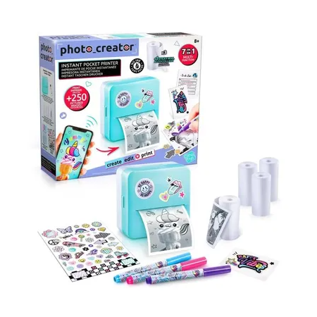 Canal Toys - Imprimante Instantanée de Poche Photo Creator - Impression thermique et