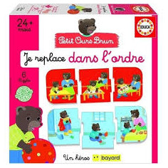 Jeu d'apprentissage - EDUCA - J'Associe Les Séquences Logiques - Petit ours brun Jeu d'apprentissage - EDUCA - J'Associe Les Séquences Logiques - Petit ours brun