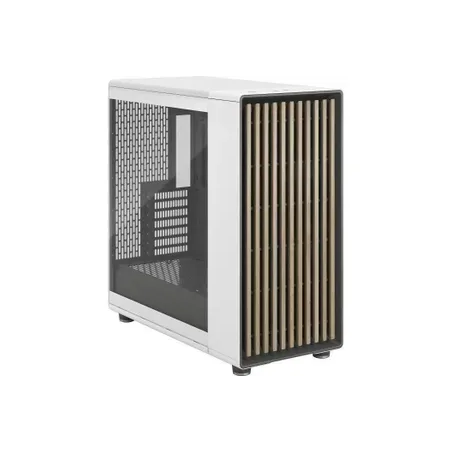 Boîtier PC - FRACTAL DESIGN - North XL Chalk White TG Clear - FD-C-NOR1X-04 - E-ATX - Design élégant en bois et en alliage