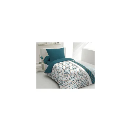 Parure de couette microfibre ETHNO - 1 housse de couette 140 x 200 cm + 1 taie d'orei