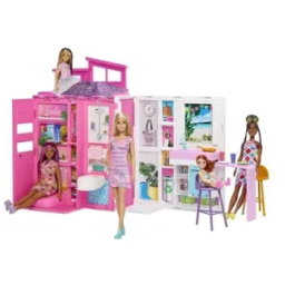 Barbie-Maison de vacances-Coffret et poupée