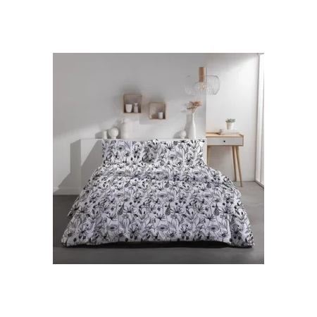 Parure de lit 2 personnes - TODAY - Sunshine 15.34 - 240 x 260 cm - 100% Coton imprimé