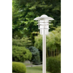 Potelet extérieur TERRENCE H90cm - BRILLIANT - Acier - 1 ampoule E27 requise Potelet extérieur TERRENCE H90cm - BRILLIANT - Acier - 1 ampoule E27 requise