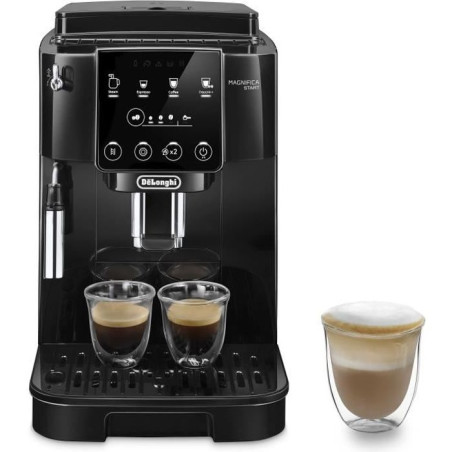 Machine expresso broyeur - De'Longhi - Magnifica Start - ECAM220.21.B - 4 recettes - Noir