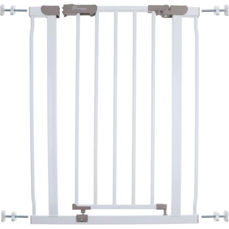Barriere de sécurité - DREAMBABY - AVA - Montée par pression - 61-67 x 76 cm - Double verrouillage - Blanc