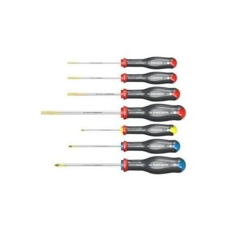 Jeu de 7 tournevis PROTWIST - FACOM - AT.7PB