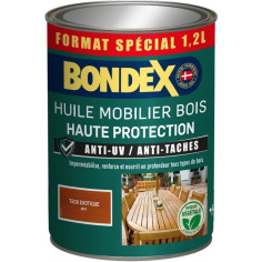 Huile mobilier teck - BONDEX - 441377 - Mat - 1 Huile mobilier teck - BONDEX - 441377 - Mat - 1